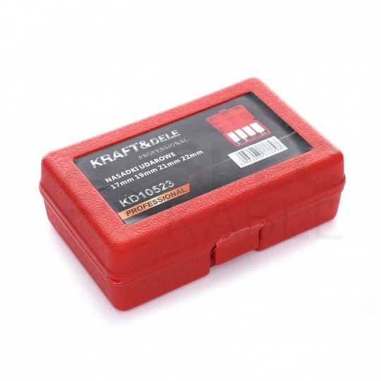 Zestaw nasadek do felg aluminiowych 1/2" 17mm-22mm 4szt Kraft&Dele