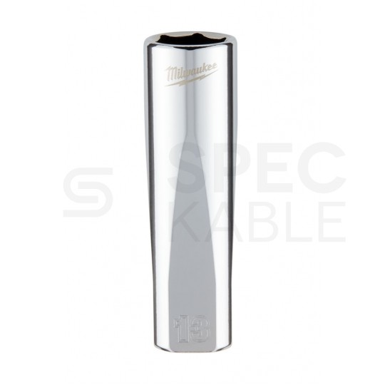 Zestaw nasadek sześciokątnych 3/8˝ z grzechotką i przedłużką MILWAUKEE