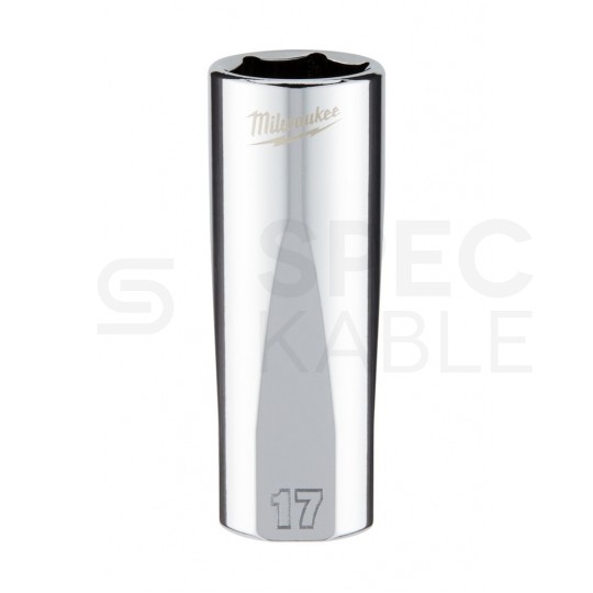 Zestaw nasadek sześciokątnych 3/8˝ z grzechotką i przedłużką MILWAUKEE