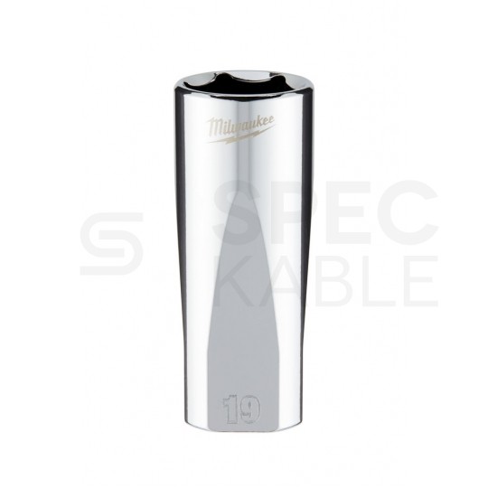 Zestaw nasadek sześciokątnych 3/8˝ z grzechotką i przedłużką MILWAUKEE