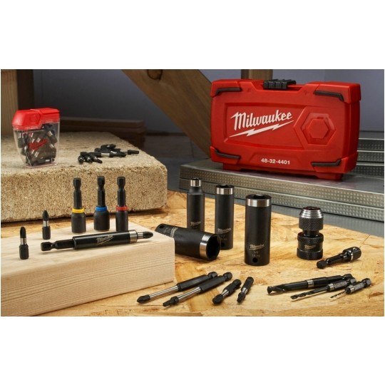 Zestaw nasadek udarowych 1/2'' 8-21mm Shockwave Impact Duty 10szt. MILWAUKEE