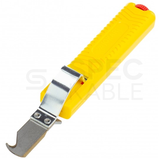 Zestaw Nóż hakowy do kabli 8-28mm JOKARI + Próbnik napięcia 150-250V WERA