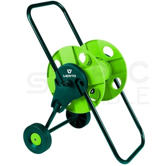 Zestaw ogrodowy Wąż 1/2" pomarańczowy 50m 4-warstwowy Economic NEO na wózku VERTO z pistoletem zraszający i złączkami VERTO