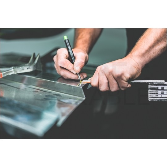 Zestaw - Ołówek automatyczny budowlany PICA 3030 + Wkłady zapasowe (10 sztuk) grafitowe 2,8mm (rozpuszczalne) PICA-Dry 30403