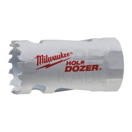 Zestaw otwornic Bimetalowych 19-38mm Hole Dozer do stali, żeliwa, drewna, PCV itp. Komplet 5szt. + akcesoria w walizce MILWAUKEE