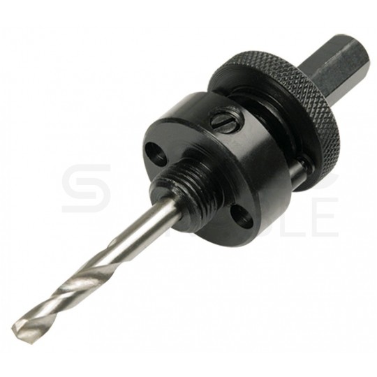 Zestaw otwornic bimetalowych 19-68mm do stali, drewna, tworzywa itp. Komplet 5szt + 2 adaptery w walizce VERTO 60H968