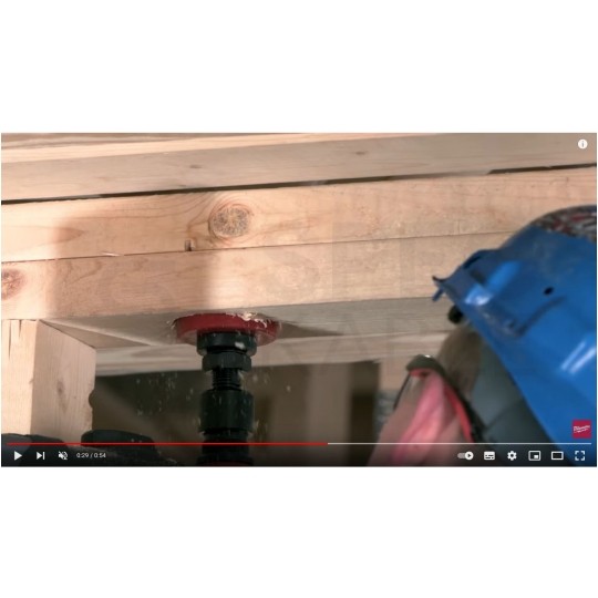 Zestaw otwornic bimetalowych 25-76mm Hole Dozer do stali, żeliwa, drewna, PCV Komplet 6szt. + akcesoria w walizce MILWAUKEE