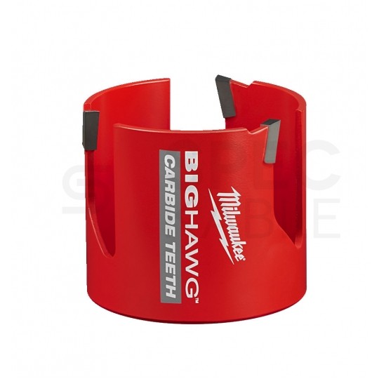 Zestaw otwornic Multi Material 35-76mmm Big Hawg do cegły, betonu komórkowego, płyt wiórowych itp. Komplet 6szt. + akcesoria w walizce MILWAUKEE