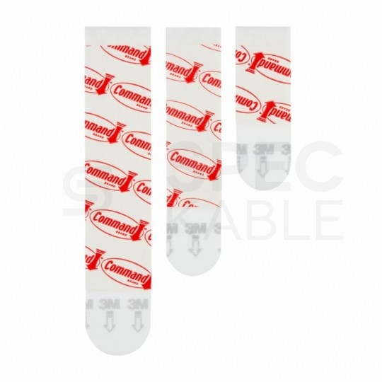 Zestaw pasków samoprzylepnych mocujących 16szt (8 małych + 4 średnich + 4 dużych) 3M COMMAND