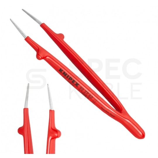 Zestaw Pincet uniwersalnych izolowanych VDE 1kV dla elektryka (5szt w etui) KNIPEX 92 00 04
