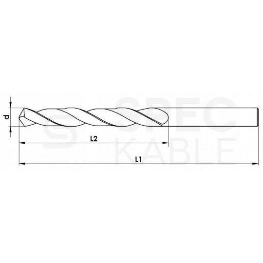 Zestaw polskich wierteł do metalu 1-10mm 10 szt. HSS walcowane BAILDON