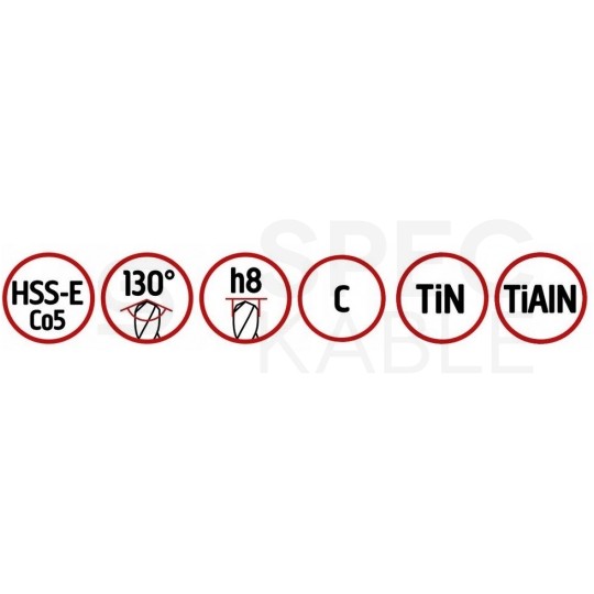 Zestaw polskich wierteł do metalu 1-13 mm 25 szt. HSS-E szlifowane BAILDON
