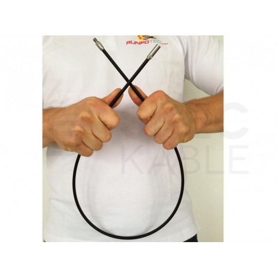 Zestaw prętów bazaltowych do wciągania, przeciągania kabli nad sufitami, pod podłogami w zestawie z akcesoriami 19-częściowy Runposticks Comfort RUNPOTEC