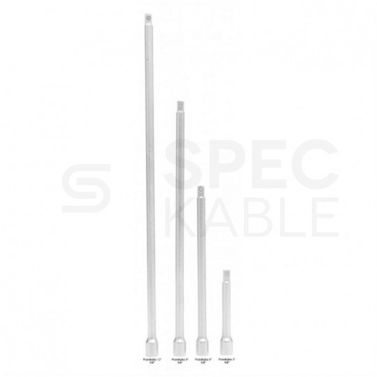 Zestaw przedłużek 1/4" 75-300mm 4szt. Kraft&Dele