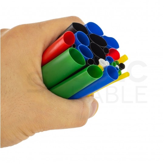 Zestaw rurek termokurczliwych RCH1 mix kolorów 5cm RADPOL 22szt w blisterze