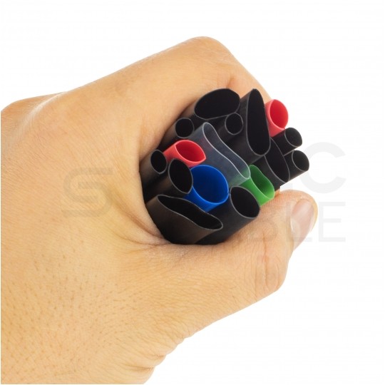 Zestaw rurek termokurczliwych RCH1 mix kolorów 7cm RADPOL 16szt w blisterze