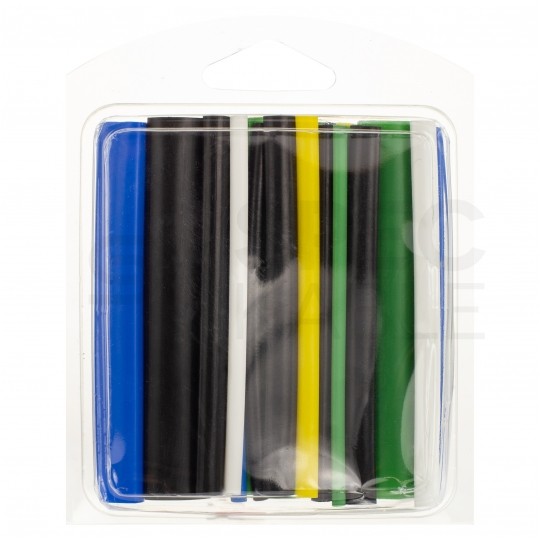 Zestaw rurek termokurczliwych RCH1 mix kolorów 9cm RADPOL 36szt w blisterze