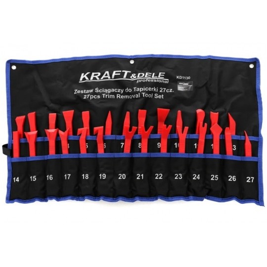 Zestaw ściągaczy do tapicerki 27szt. Kraft&Dele