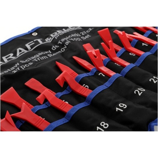 Zestaw ściągaczy do tapicerki 27szt. Kraft&Dele