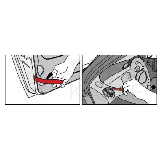 Zestaw ściągaczy do tapicerki 27szt. Kraft&Dele