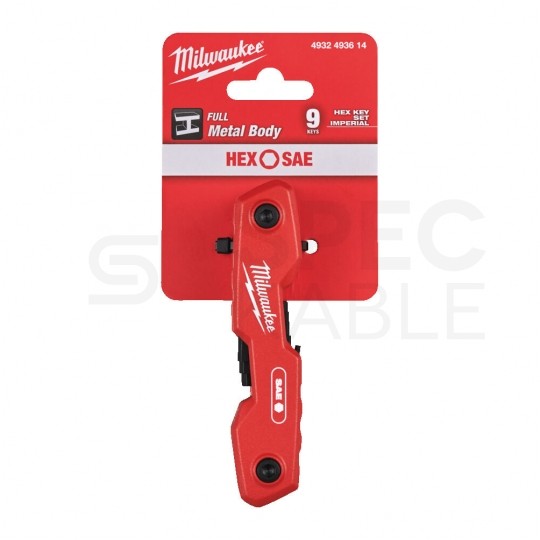 Zestaw składanych kluczy imbusowych HEX 9 szt. MILWAUKEE