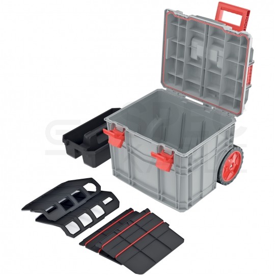 Zestaw skrzyń na narzędzia na kółkach, mobilna 450x380x800mm C-BLOCK PRO Kistenberg KXCS454080-4C - Edycja limitowana