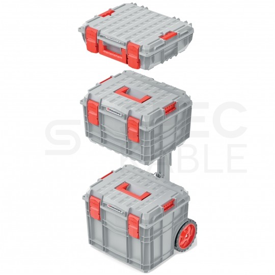 Zestaw skrzyń na narzędzia na kółkach, mobilna 450x380x800mm C-BLOCK PRO Kistenberg KXCS454080-4C - Edycja limitowana