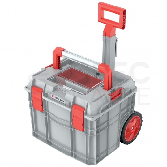 Zestaw skrzyń na narzędzia na kółkach, mobilna 450x380x845mm C-BLOCK ALU Kistenberg KXCAS454085-4C - Edycja limitowana