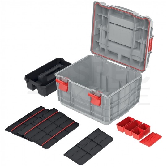 Zestaw skrzyń na narzędzia na kółkach, mobilna 450x380x845mm C-BLOCK ALU Kistenberg KXCAS454085-4C - Edycja limitowana