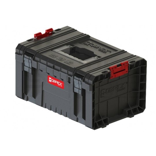 Zestaw skrzynek modułowych na kółkach 3w1: walizka Pro Toolbox + skrzynka Pro Toolbox + skrzynia na kołach Pro Cart Qbrick System PRO SET 1