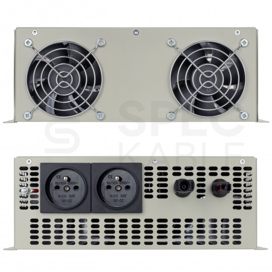 Zestaw solarny 1650W do grzania wody w bojlerach: Przetwornica ECO Solar Boost MPPT-3000 PRO 3,5kW + 4x Panel solarny monokrystaliczny 410W + 2x25mb kabel solarny 4mm2 + złącza MC4