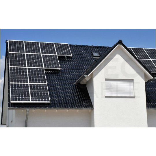 Zestaw solarny 2500W do grzania wody w bojlerach: Przetwornica ECO Solar Boost MPPT-3000 PRO 3,5kW + 6x Panel solarny monokrystaliczny 410W + 2x25mb kabel solarny 4mm2 + złącza MC4