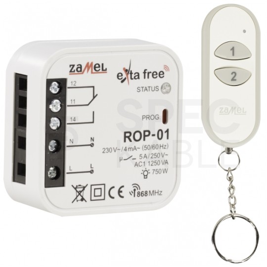 Zestaw sterowania bezprzewodowego RZB-05 ZAMEL EXTA FREE