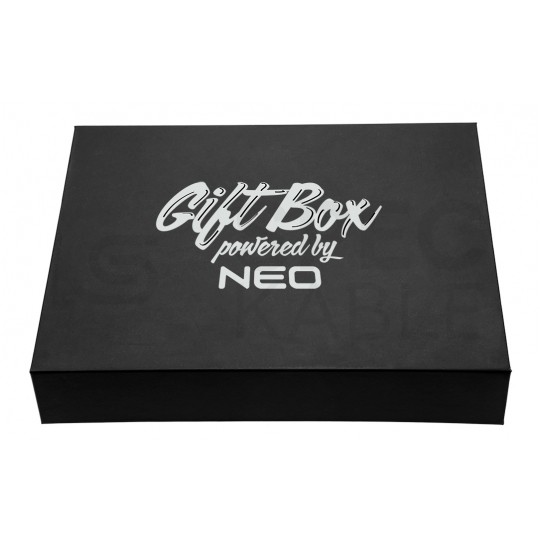 Zestaw survivalowy latarka czołowa, nóż, bransoletka NEO 63-033