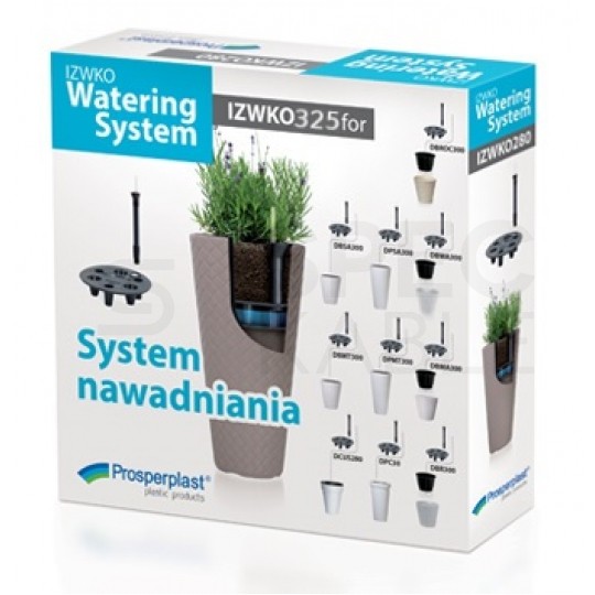 Zestaw, system nawadniający do doniczek Izwko System 59x252x252mm Prosperplast