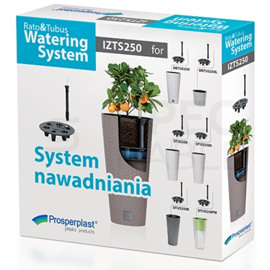 Zestaw, system nawadniający do doniczek Rato & Tubus System 50x212x212mm Prosperplast