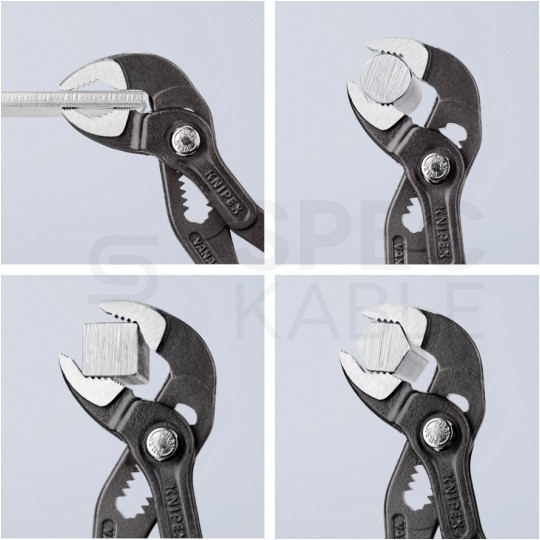 Zestaw Szczypce nastawne Cobra 150mm + Szczypce tnące ze zwiekszonym przełożeniem 160mm w Etui na pasek KNIPEX 00 20 72 V02