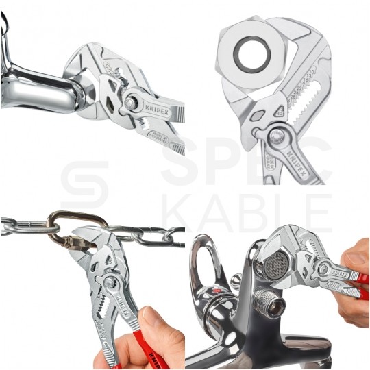 Zestaw Szczypce nastawne Cobra 250mm + Szczypce nastawne uniwersalne 180mm KNIPEX 00 31 20 V03