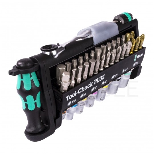 Zestaw Tool-Check Plus z grzechotką 1/4" WERA