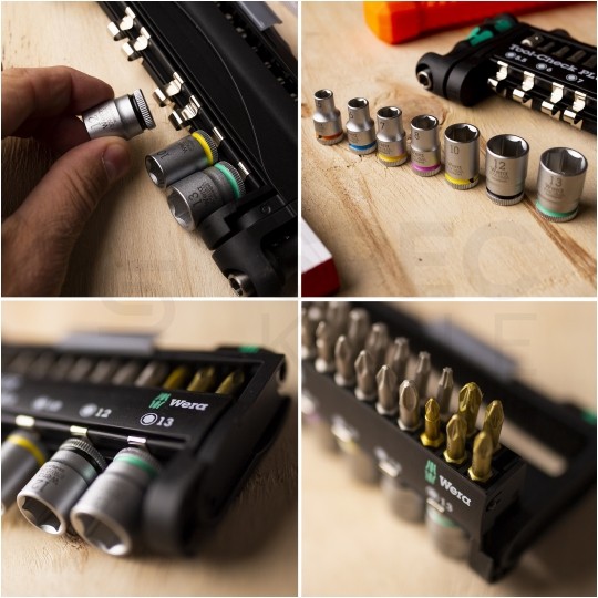 Zestaw Tool-Check Plus z grzechotką 1/4" WERA