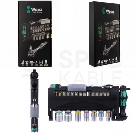 Zestaw Tool-Check Plus z grzechotką 1/4" WERA