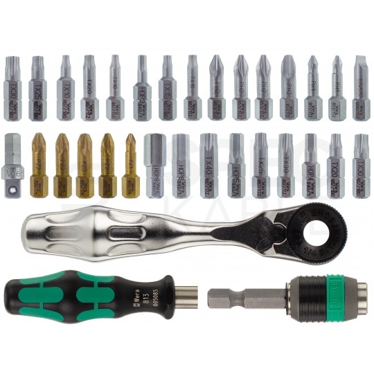 Zestaw Tool-Check Plus z grzechotką 1/4" WERA