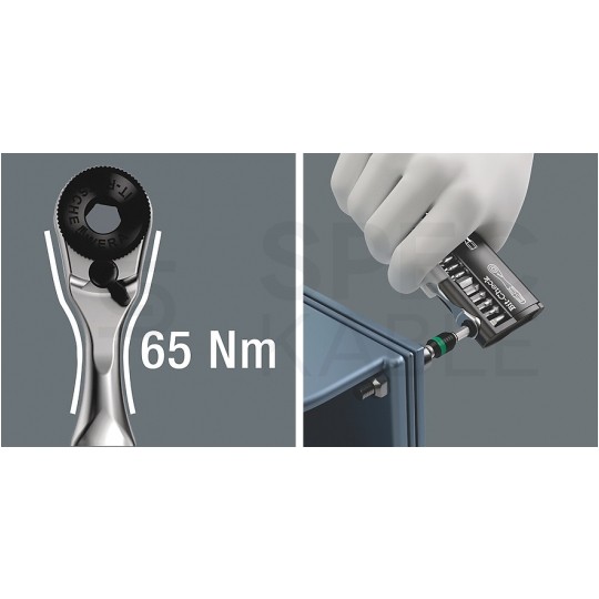 Zestaw Tool-Check Plus z grzechotką 1/4" WERA