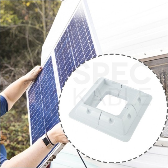 Zestaw uchwytów montażowych do turystycznych paneli solarnych do 100W na kamper
