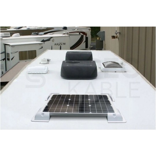 Zestaw uchwytów montażowych do turystycznych paneli solarnych do 100W na kamper