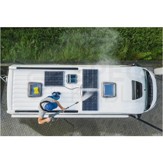 Zestaw uchwytów montażowych + przejściówa dachowa do turystycznych paneli solarnych 100W-180W na kamper