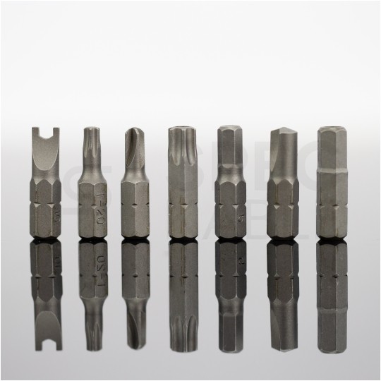 Zestaw uniwersalnych końcówek: 61x bitów + 21x imbusów + nasadki, przedłużki, uchwyty 100szt ProSkit SD-2310