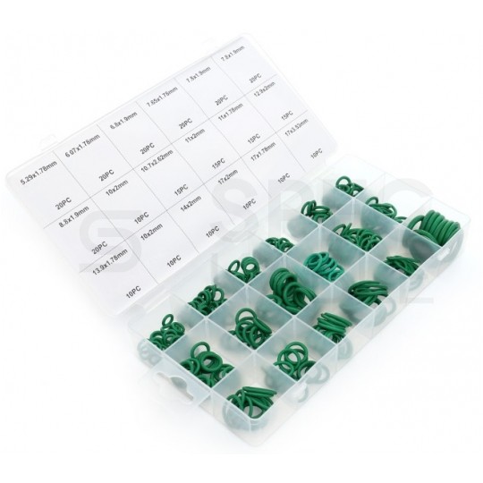 Zestaw uszczelek oringów olejoodpornych 270 szt Kraft&Dele