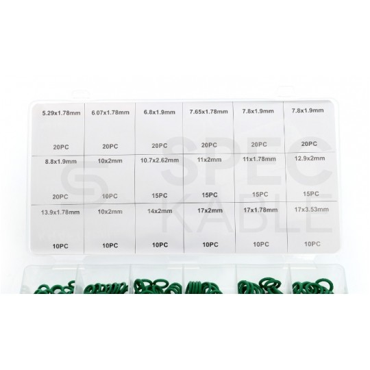 Zestaw uszczelek oringów olejoodpornych 270 szt Kraft&Dele