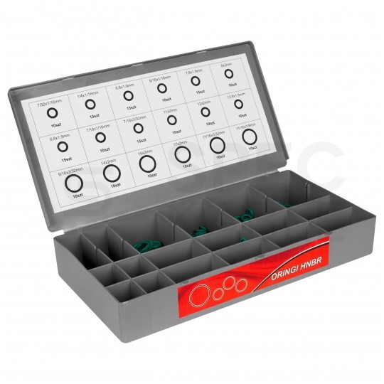 Zestaw uszczelek oringów olejoodpornych 900 szt Kraft&Dele